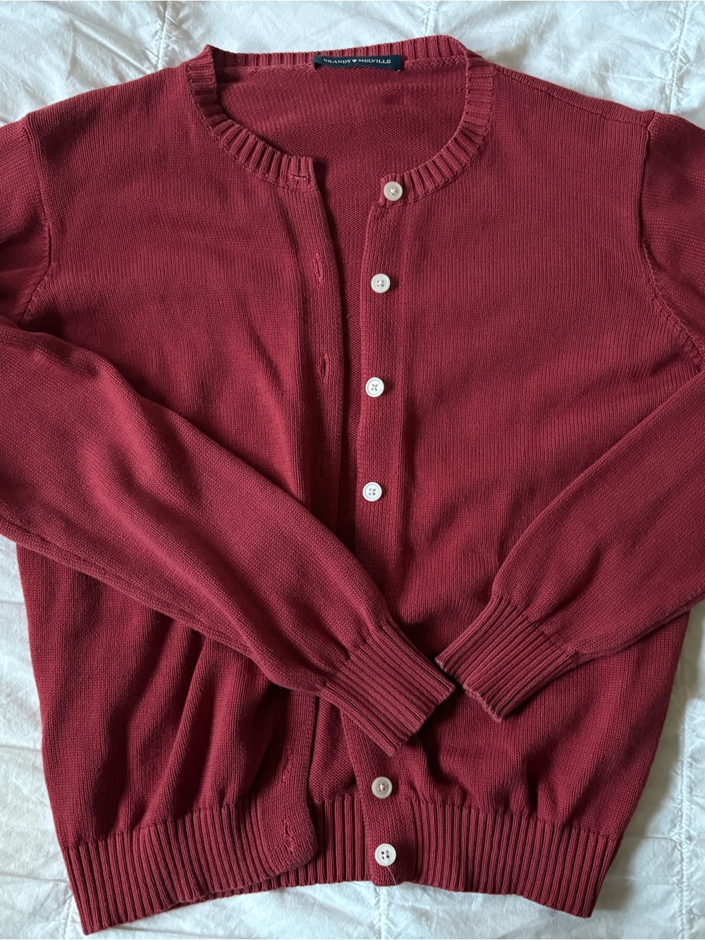 Brandy Melville rust colored cardigan